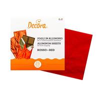 Decora 0796227 Cf 150 Fogli Rosso 200 G 20 X 20 Cm