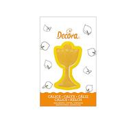 Decora 0803039 Tagliapasta Calice, in Plastica, Perfetto per Creare Decorazioni in Pasta di Zucchero o di Gomma, Made in Italy, Design Originale. Confezione da 1 Pezzo.