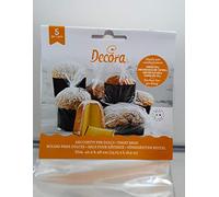 5 Sacchetti in plastica trasparente per alimenti 40 x 48 cm