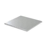 Decora 0931198 CAKEBOARD Silver Ø 18 X H 1,2 CM 7 inch, Carta, Grigio, 18 x 1.2 cm