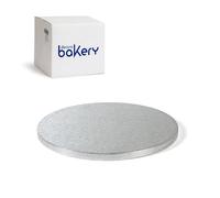 Cakeboard vassoio Sottotorta rotondo rivestito argento Ø45 h 1,2 cm