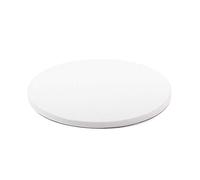 Cakeboard vassoio Sottotorta rotondo rivestito bianco Ø40 h 1,2 cm