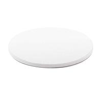 Decora 0931355 CAKEBOARD White Ø 50 X H 1,2 CM 20 inch, Carta, Bianco