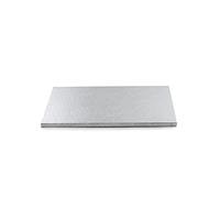 Decora 0931609 SOTTOTORTA Rettangolare 30 X 40 X H 1,2 CM, Argento, 30 x 40 x 1.2 cm