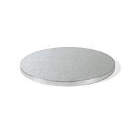 DECORA 0931617 Sottotorta Tondo, Cartone, Argento, ø 50 X H 1.2 cm