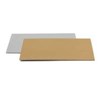Decora 0932518 Sottotorta Rettangolare, Cartone, Oro, 40 X 60 cm