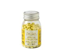 Mini Lenti di cioccolato color giallo pastello per decorazione dolci 80 g Decora