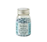 Mini Lenti di cioccolato color turchese pastello per decorazione dolci 80 g Decora