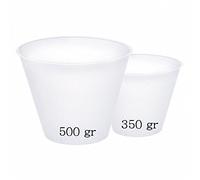 Decora 5232507 Base Uovo Svasata, Plastica, Bianco, Set di 50 Pezzi, 114 x 92 mm