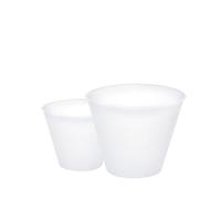 5 Basi per Uova di cioccolato da 500g svasate in plastica Ø12,8 h10,8 cm