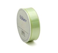 Decora 5314952 Bobina Doppio Raso, Tessuto, Verde, 25 mm x 25 m