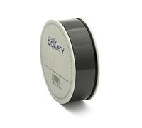 Decora 5314956 Bobina Doppio Raso, Tessuto, Nero