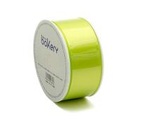 Decora 5314960 Bobina Doppio Raso, Tessuto, Verde, 25 unità