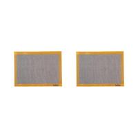 Decora, 9260256 Tappetino Microforato in Silicone, lavabile e riutilizzabile. Resistente fino a -40°C + 230°C, perfetto per la cottura di biscotti e pasta frolla, Dim. 385 x 285 mm (Confezione da 2)