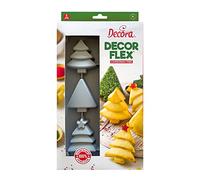 Stampo antiaderente in silicone per 6 alberi di Natale Decora