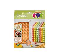 Stampo antiaderente in silicone Decorpop Quadrato 18,5x17cm Decora