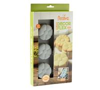 Decora 9260441 Decorflex Duo Fiore, in Silicone Platinum Flessibile, con Due stampi con profondità Differenti, Made in Italy, di Alta qualità, per preparazioni Dolci e salate Sia da Forno Che da frigo