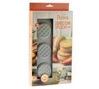Decora 9260442 Decorflex Duo Tondo, in Silicone Platinum Flessibile, con Due stampi con profondità Differenti, Made in Italy, di Alta qualità, per preparazioni Dolci e salate Sia da Forno Che da frigo