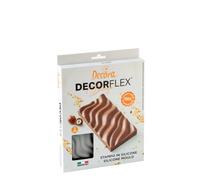 Decora 9260448 Stampo Barretta Dune 17,2 X 20,7 X 2 h cm - 2 Cav. 14 X 7 X 2 h cm, In Silicone Platinum, Made in Italy, di alta qualità, per preparazioni dolci e salate sia da forno che da frigo