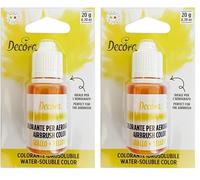 Decora 9261710 Colorante Giallo Per Aerografo 20 G (Confezione da 2)