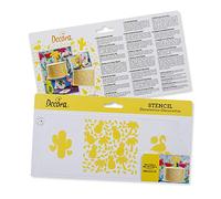 Decora 9270920 Stencil Trendy 10 X 25 CM, Plastica, Trasparente