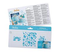 Decora 9270923 Stencil Unicorno 10x25cm, Plastica, Trasparente