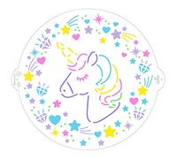 Stencil per torte Unicorno Ø25 cm Decora
