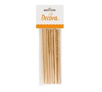 Decora 9280122 Cf 12 Bastoncini Lollipop Ø 6 X 160 Mm In Legno Di Betulla