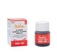 Decora 9600810 Gel Colorante Decora Rosso 28 G, dal colore intenso e brillante