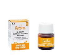 Decora 9600815 Gel Colorante Decora Giallo Oro 28 G, dal colore intenso e brillante