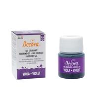 Decora Gel colorante – colore intenso e brillante – Viola 28 g