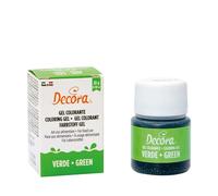 Decora 9600819 Gel Colorante Decora Verde Foglia 28 G, dal colore intenso e brillante