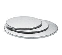Decora Cakeboard Vassoio Sottotorta 0931209 rivestito argento Ø 40 cm H 1,2 cm