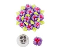 Beccuccio fiori diretti Fiore a 4 petali 28 Decora in acciaio Ø3,7 x 4 cm