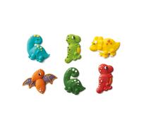 DECORA DECORAZIONI IN ZUCCHERO JURASSIC 6 PZ