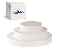 Decora, Disco di polistirene, Base per Decorare Torte, Torta Finta, Bianco, Polistirolo, off-White, 45 x 5 cm