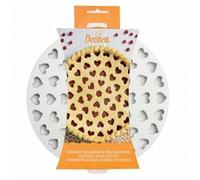 DECORA GRIGLIA TAGLIAPASTA PER CROSTATA A CUORI
