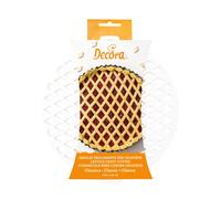 Decora Griglia Tagliapasta per Crostata Classica, Bianco, Dim. ø 30 cm CLASSICA