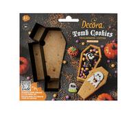 Decora, 0255229, Tagliapasta Bara, Ideale per realizzare una bara 3D in pasta frolla, Made in Italy, Design originale. Dimensione Tagliapasta: 13 x 7 x 2,2 h cm