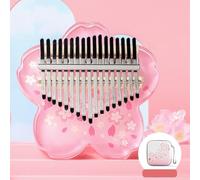 Decora il per tuo spazio abitativo con elegante Kalimba, aggiunta perfetta a casa e ufficio (stile fiore a 17 corde)