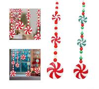 Decora il tuo albero di Natale con 10 divertenti ornamenti a forma di bastone, perfetti per una stagione gioiosa (rosso)