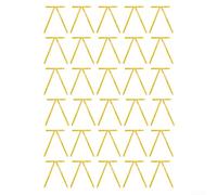 Decora il tuo albero di Natale e ghirlande con questo set di 30 fiocchi di velluto, progettati per portare un tocco accogliente e festoso al tuo spazio di vacanza (giallo dorato)