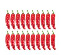 Decora la tua casa con 20 verdure artificiali tra cui peperoncino rosso, patate e aglio per un'estetica migliorata (peperoncino rosso A)