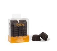 200 Pirottini in carta marroni per cottura mini muffin Ø3,2 x h 2,2 cm Decora