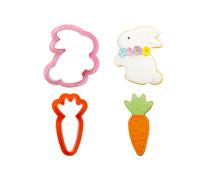 Set 2 Cutters Tagliapasta in plastica Coniglio e Carota