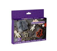 Set 2 Cutters Tagliapasta in plastica Halloween Gingerbread con 4 stencil