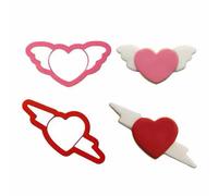 Set 2 Cutters Tagliapasta in plastica Cuore