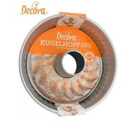 DECORA STAMPO KUGELHOPF RUOTO PANETTONE TORTA FORMA CIAMBELLA CM 22 ANTIADERENTE