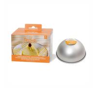 Decora 0062955 Stampo Mezza Sfera In Alluminio Anodizzato Ø 20 X H 11 Cm