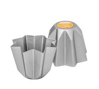 Decora Stampo Pandoro in Alluminio Anodizzato, 750g, Argento | Struttura in alluminio